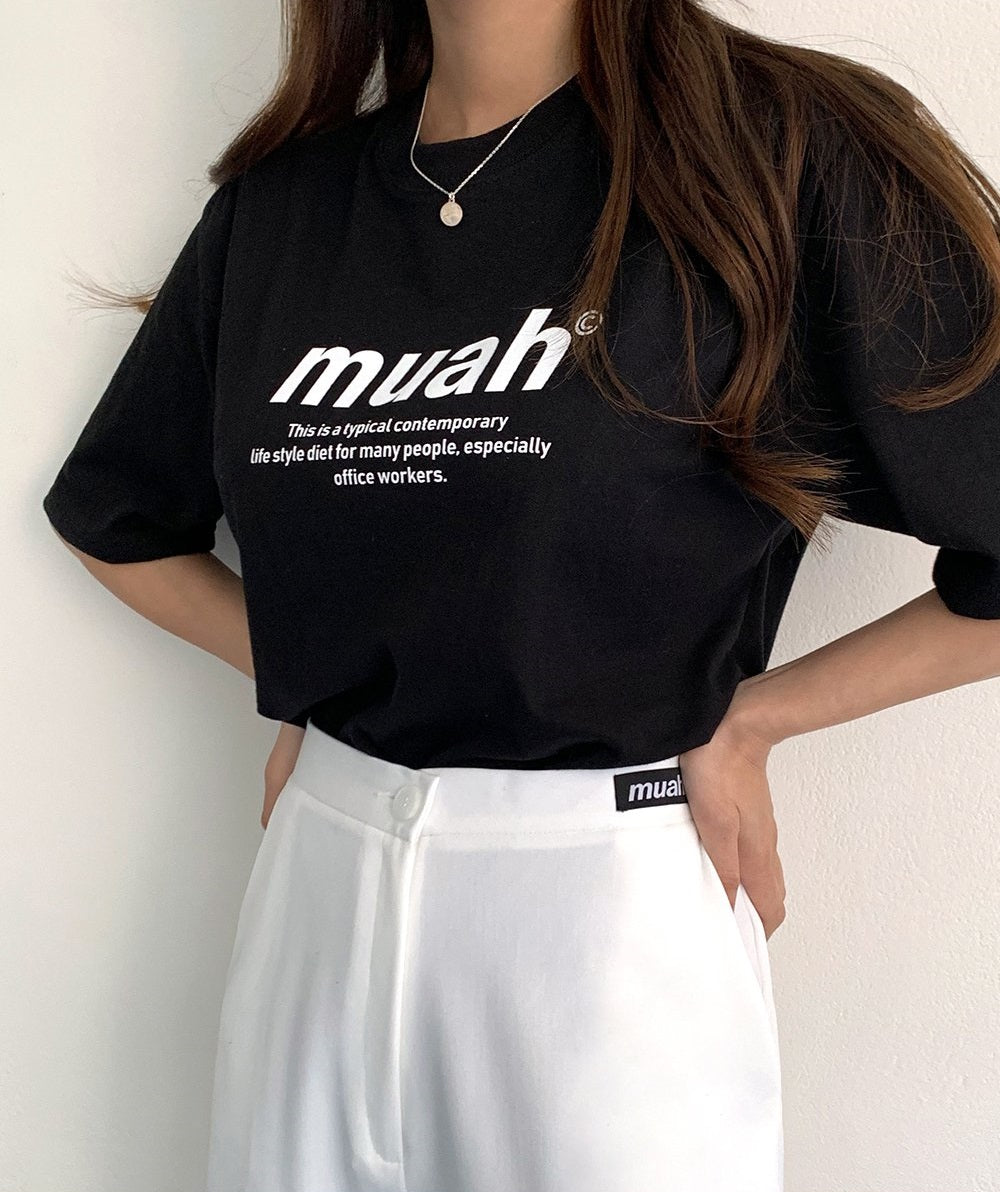 現貨．MUAHMUAH TEE - MUT20048