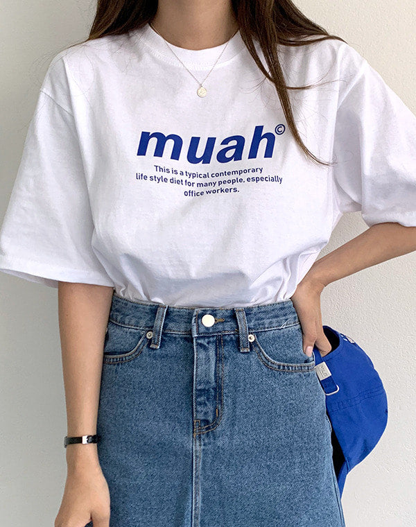 現貨．MUAHMUAH TEE - MUT20048